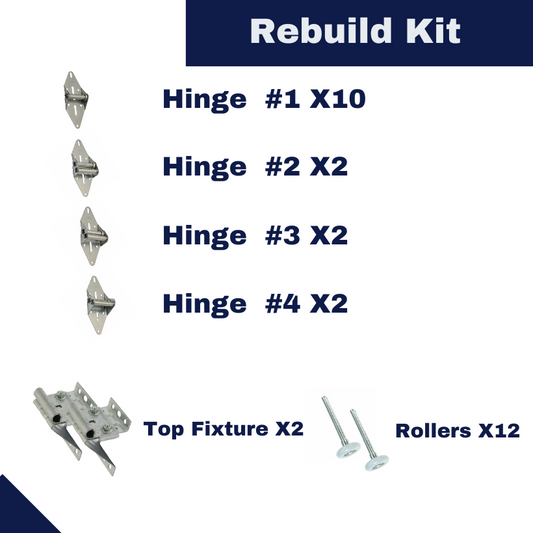 Residential MaxFit 14 Gauge Rebuild Kit for Garage Doors ( Single door)